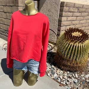 NWOT wild fable Slouchy CORAL SWEATSHIRT Size XL